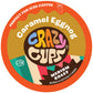 Crazy Cups Flavored Coffee Pods, Eggnog Holiday Blend, Medium Roast, Single Serve for Keurig, 22 Count