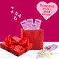 Needzo Tiny Candy Conversation Hearts Individual Box Set With To/From, Valentines Party Favors Or Classroom Snacks, 4 Pack, 1 Ou