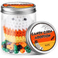 Poen Halloween Candy Corn Boo Basket Stuffers Halloween DIY Toy Plush Crochet Candy Corn Handmade Doll Ghost Spooky Creepy Horro