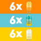 Bubly Sparkling Water Citrus Variety Pack, Zero Sugar, 12 Fl Oz Cans, Pack of 18