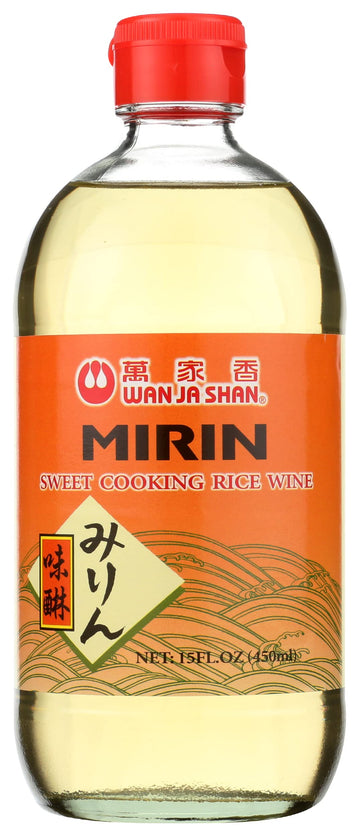 Wan Ja Shan Mirin Cooking Beverage-Inspired - Top-Grade Japanese Sweet Rice Beverage-Inspired For Cooking  No Corn Syrup Added  Perfect For Sushi Rice  Sauces  Glazes  Marinades & Stir-Fries  Authentic Flavor  15Oz