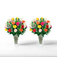 Aquarossa Farms - 48 Assorted Roses Bouquet, Fresh Flowers for Delivery, Flowers Fresh Bouquet, Gift Idea for Graduation, Birthd