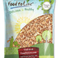 Food to Live Dry Roasted Cashew Halves and Pieces, Unsalted, Keto, 8 Pound