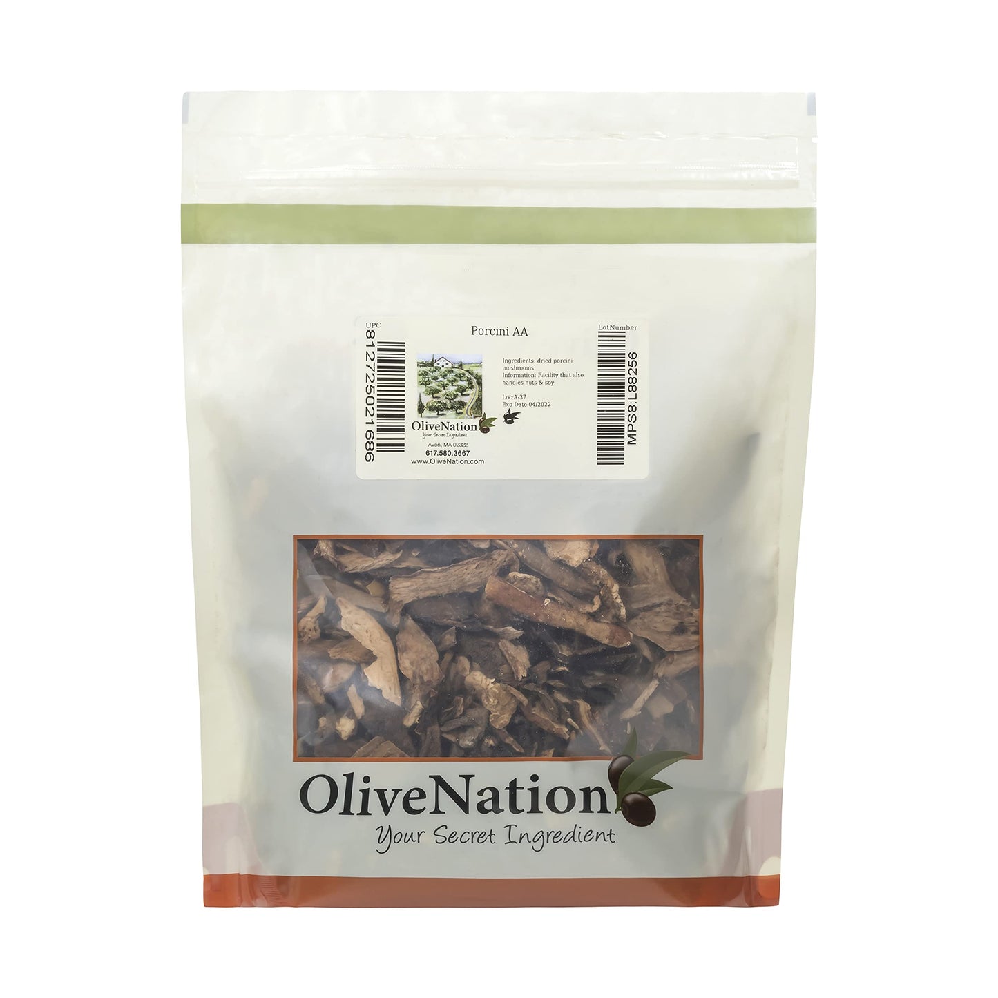 Olivenation Porcini Mushrooms - Grade Super Premium Aa - 16 Ounces