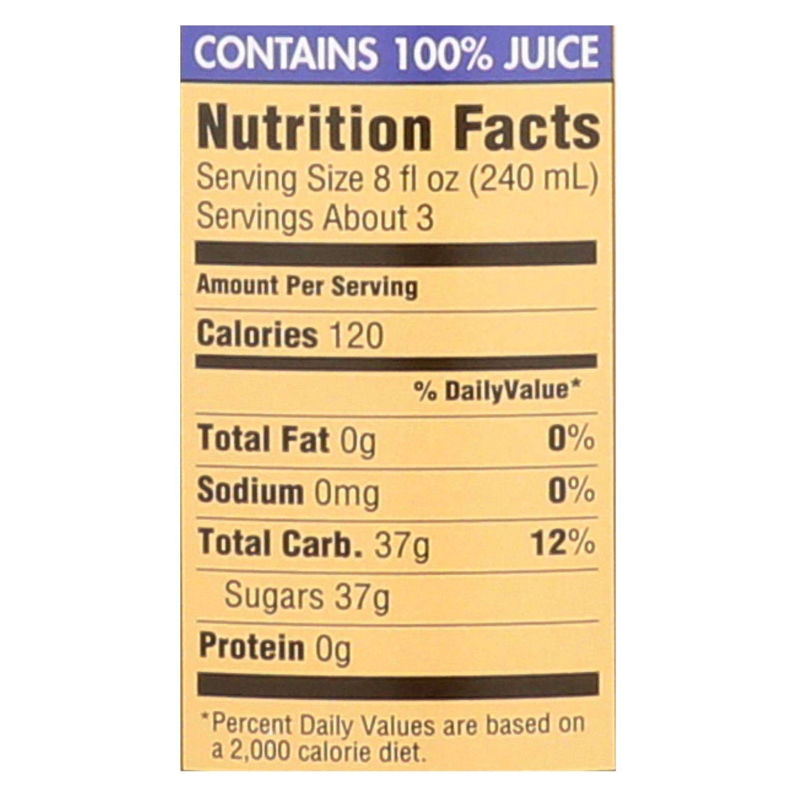 Kedem Sparkling Peach Grape Juice, 25.4 Ounce - 12 per case.