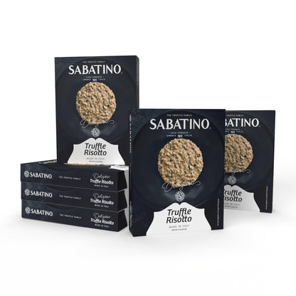 Sabatino Tartufi Risotto Gourmet Risotto With Black Truffles Ready To Eat All Natural NonGmo, Truffle, 6 pack,6.2 Ounce