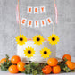 Gyufise 15Pcs Sunflower Rose Flower Cake Decorations Sunflower Cake Toppers For Birthday Summer Sunflower Wedding Party Decorati