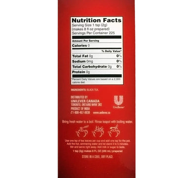 Brooke Bond Red Label Tea India, 31.7 Oz
