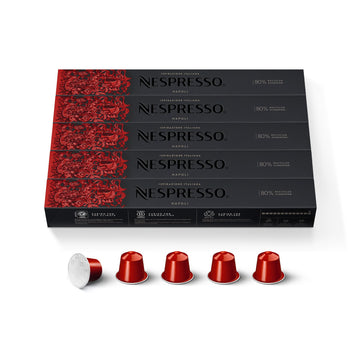 Nespresso Original Line Ispirazione Napoli Dark Roast Coffee Pods, 50 Count, Model TS0417-A700ML-M162