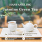Hanfangling Jasmine Green Tea, Loose Leaf, Blends Aroma And Flavor 1.76Oz(50G) Jasmine Flavor