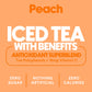 Ryl Iced Tea, Peach, Antioxidant Superblend, Zero Sugar, Low Carb, Zero Calorie Iced Tea, 16.0 Fl Oz (12-Pack)