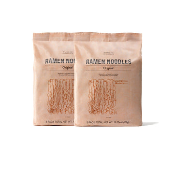 Public Goods Ramen Noodles | Brothless Vegan Noodle | All Natural Ingredients | Preservative Free | No Added Msg | Original (10
