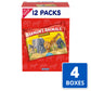 BARNUM S Original Animal Crackers, Bulk Kids Snacks, 48 Snack Packs (4 Boxes)