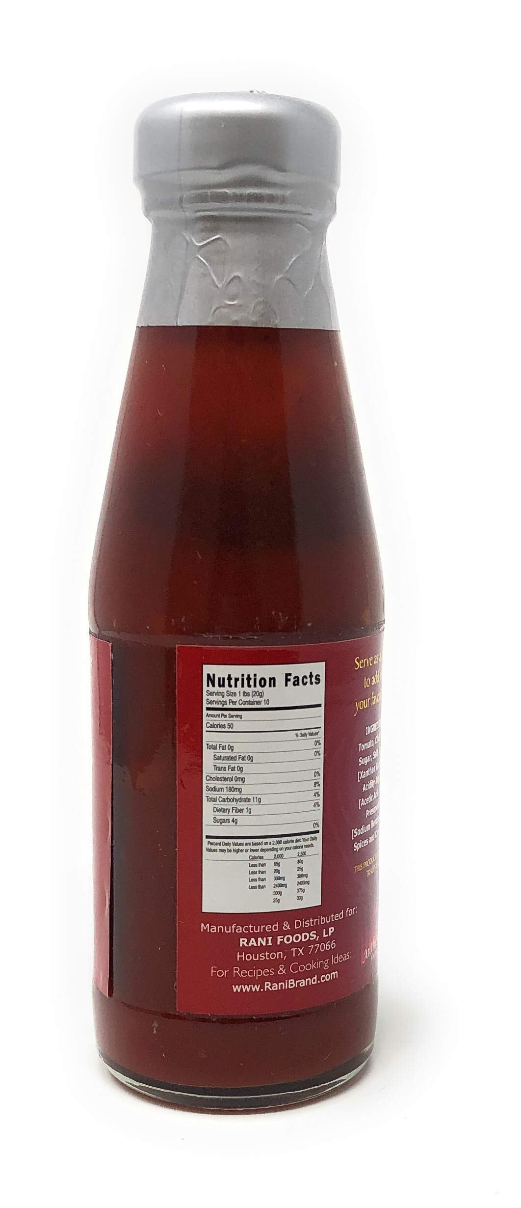 Rani Hot & Sweet Sauce 7Oz (200G) Glass Jar, Vegan, Perfect For Dipping, Savory Dishes & French Fries! ~ Gluten Free | Non-Gmo |