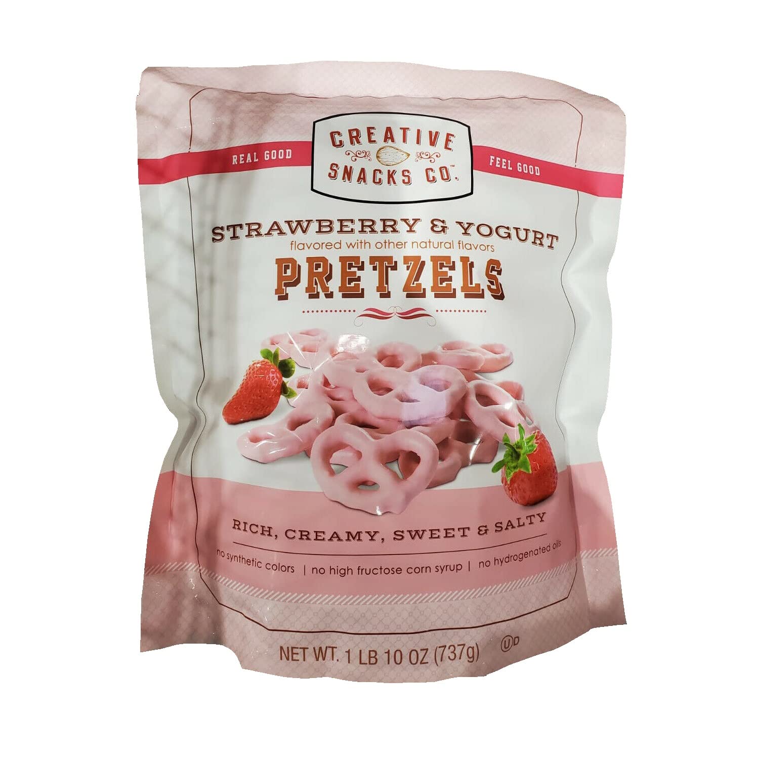 Creative Snacks Strawberry Pretzels (26 Oz, 1.625 Lbs)