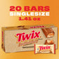 TWIX Snickerdoodle CookieChocolate Candy Bars  Nostalgic Cookie Cinnamon Caramel  Shortbread Cookie Milk Chocolate Bars  1.4 Oz (Pack of 20); Individually Wrapped Snacks