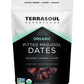 Terrasoul Superfoods Organic Pitted Medjool Dates  12oz - Pits Removed | Soft Chewy Texture | Sweet Caramel Taste