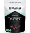 Terrasoul Superfoods Organic Pitted Medjool Dates  12oz - Pits Removed | Soft Chewy Texture | Sweet Caramel Taste