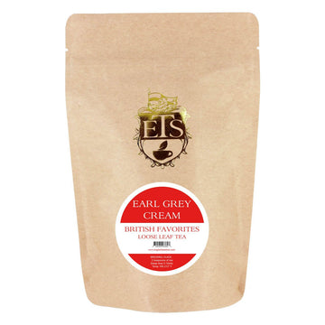 English Tea Store Loose Leaf, Earl Grey Cream Tea Pouches - Metropolitan Blend, 4 Ounce