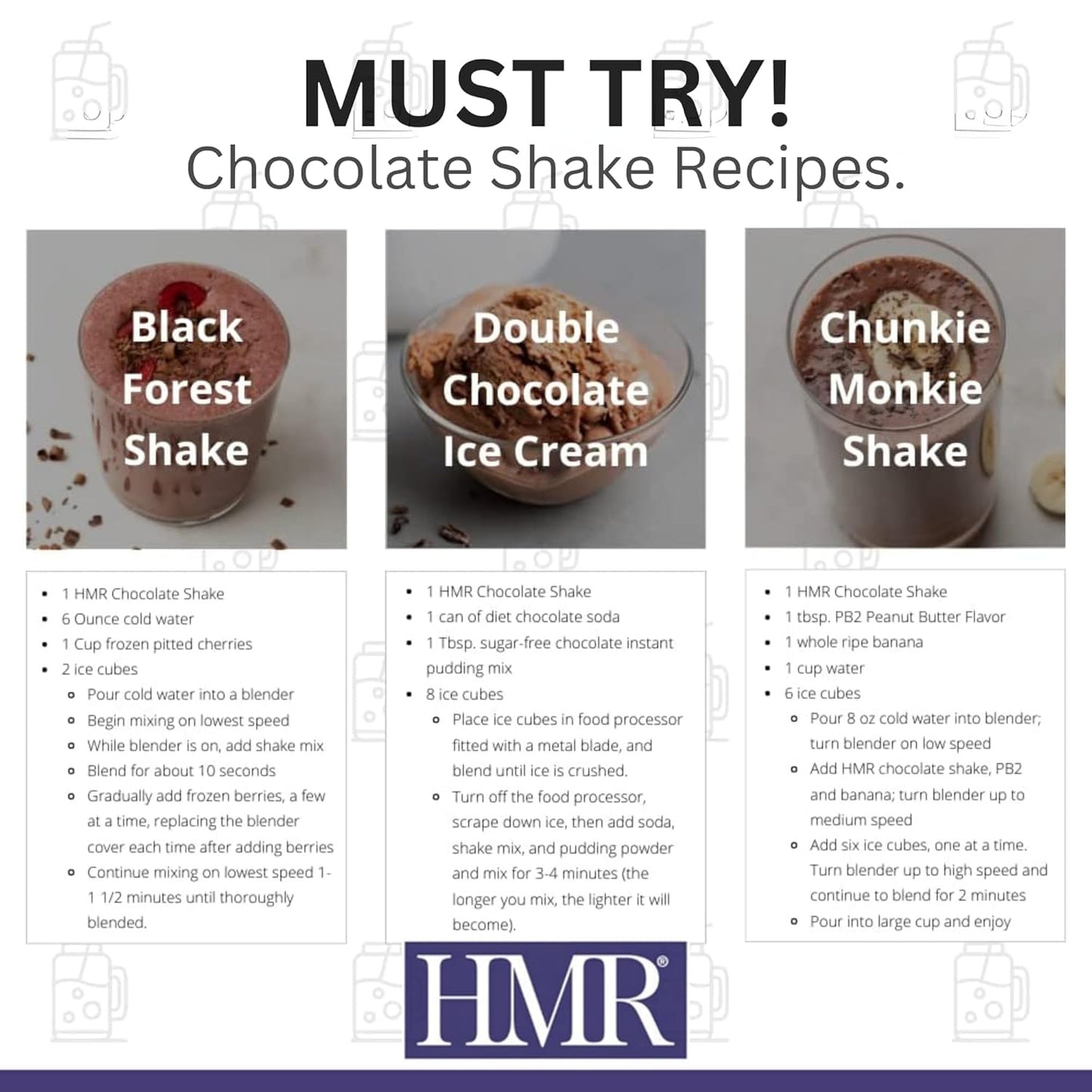 HMR Classic 70 Plus Chocolate Shake & Pudding Mix | Meal Replacement Powder | Lactose-Free | 15g Protein | Supports Healthy Weig