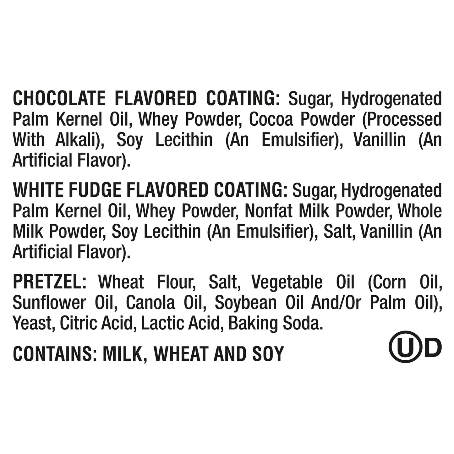 Utz Chocolate & White Fudge Flavored Pretzels 24 Oz ()
