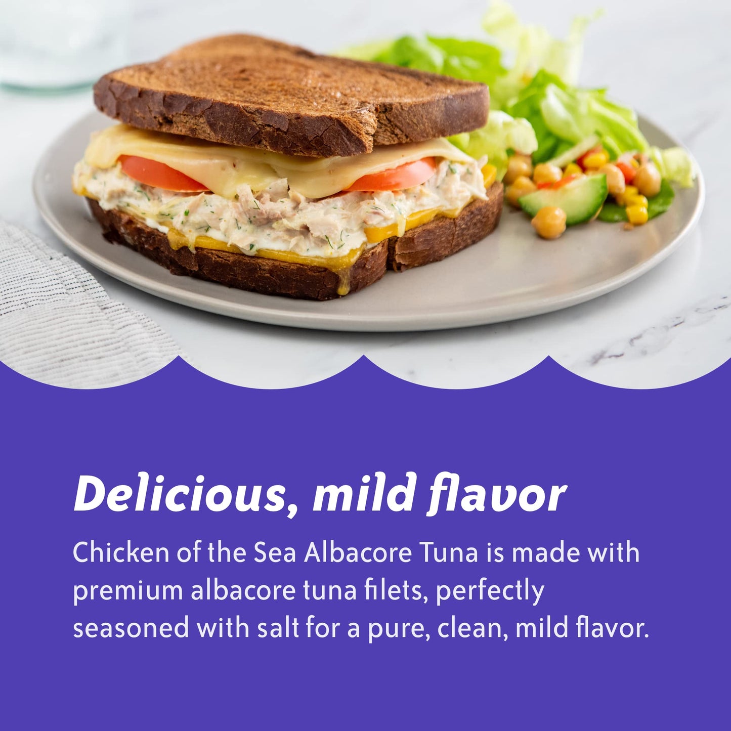 Chicken of the Sea Albacore Tuna in Water, 5 Ounce Pouches, Pack of 12, Wild Caught