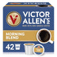 Victor Allens Coffee Morning Blend, Light Roast, 42 Count, Single Serve Coffee Pods for Keurig K-Cup malt-inspired