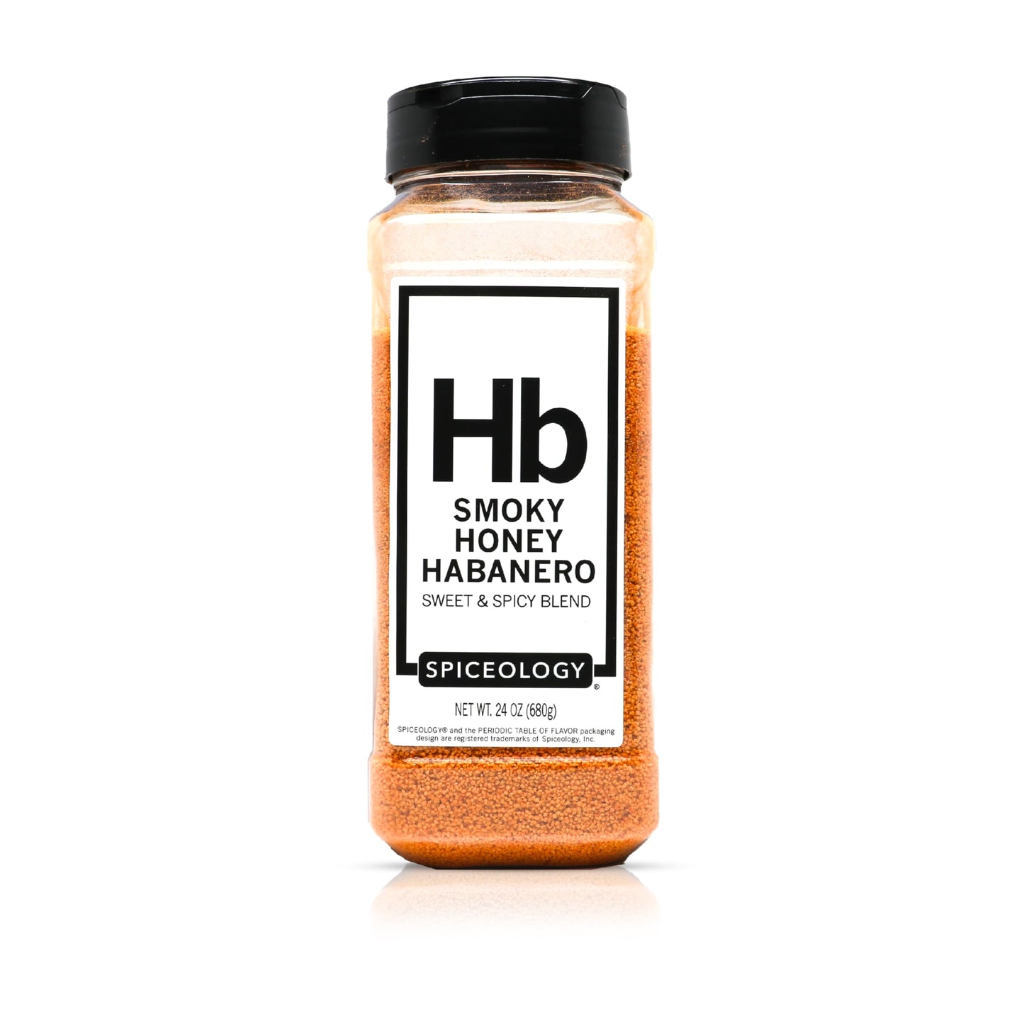 Spiceology Smoky Honey Habanero BBQ Rub - Sweet & Spicy - 24 oz - Ideal for Chicken, Pork, Steak, and More