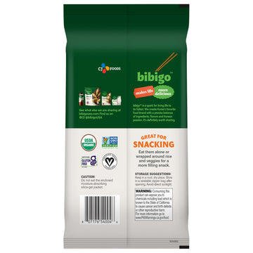 Bibigo Seaweed Snack, Sesame Flavor, Non GMO, Gluten Free, 0.35 Ounces (Pack of 12)