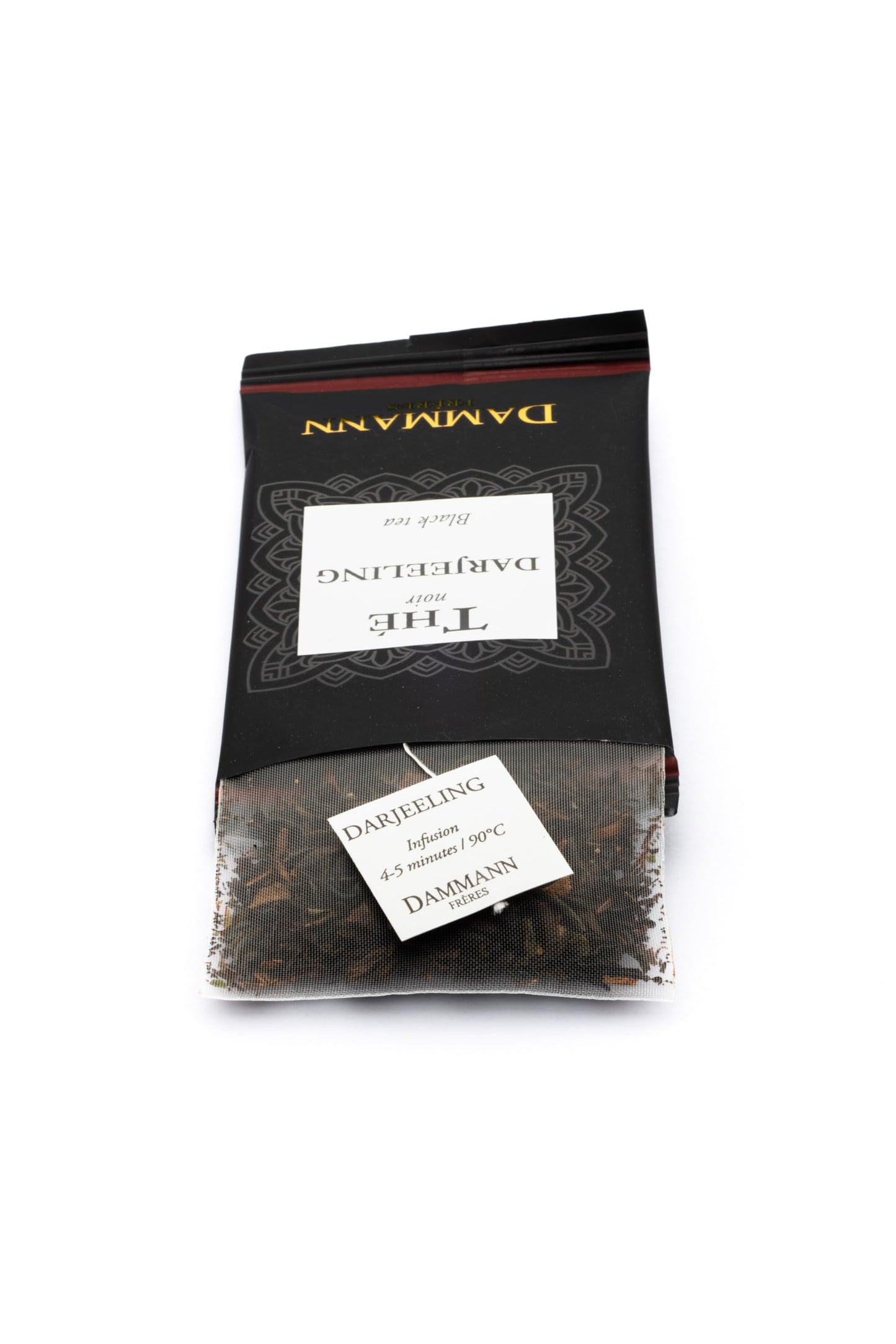 Dammann Freres Darjeeling Tea Bags, Premium Black Tea, Individually Wrapped, 24 Count, Model 4971