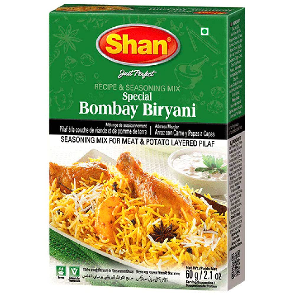 Shan Special Bombay Biryani Masala, 8 X 60 G