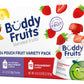 Buddy Fruits Pure Blended Fruit Snack To Go Variety Pack, Multifruit & Strawberry Applesauce 3.2Oz (Pack Of 24) | 100% Real Frui