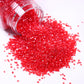 Red Sanding Sugar For Baking Edible Sparkling Sugar Sprinkles Coarse Sugar Crystals For Valentine Cake Decoration Cookie Cupcake