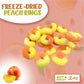 Freeze Dried Candy Peach Rings By Sweety Treatyco. - Deliciously Tangy, Nutrient-Rich & Gluten-Free Snacks - Easy To Carry 2 Oz