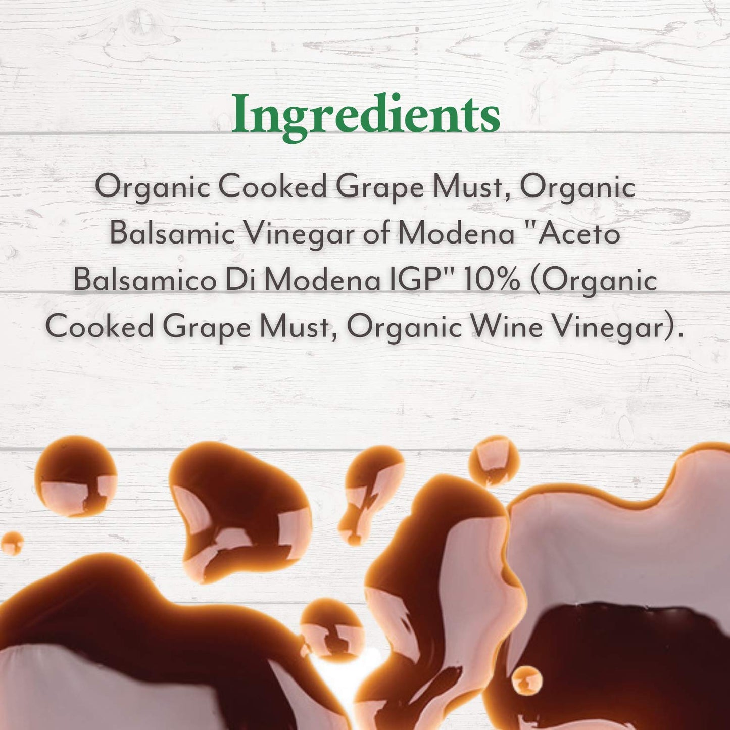 Roland Foods Organic Balsamic Glaze, Balsamic Vinegar Of Modena Igp, Specialty Imported Food, 5.07 Fl Oz Bottle