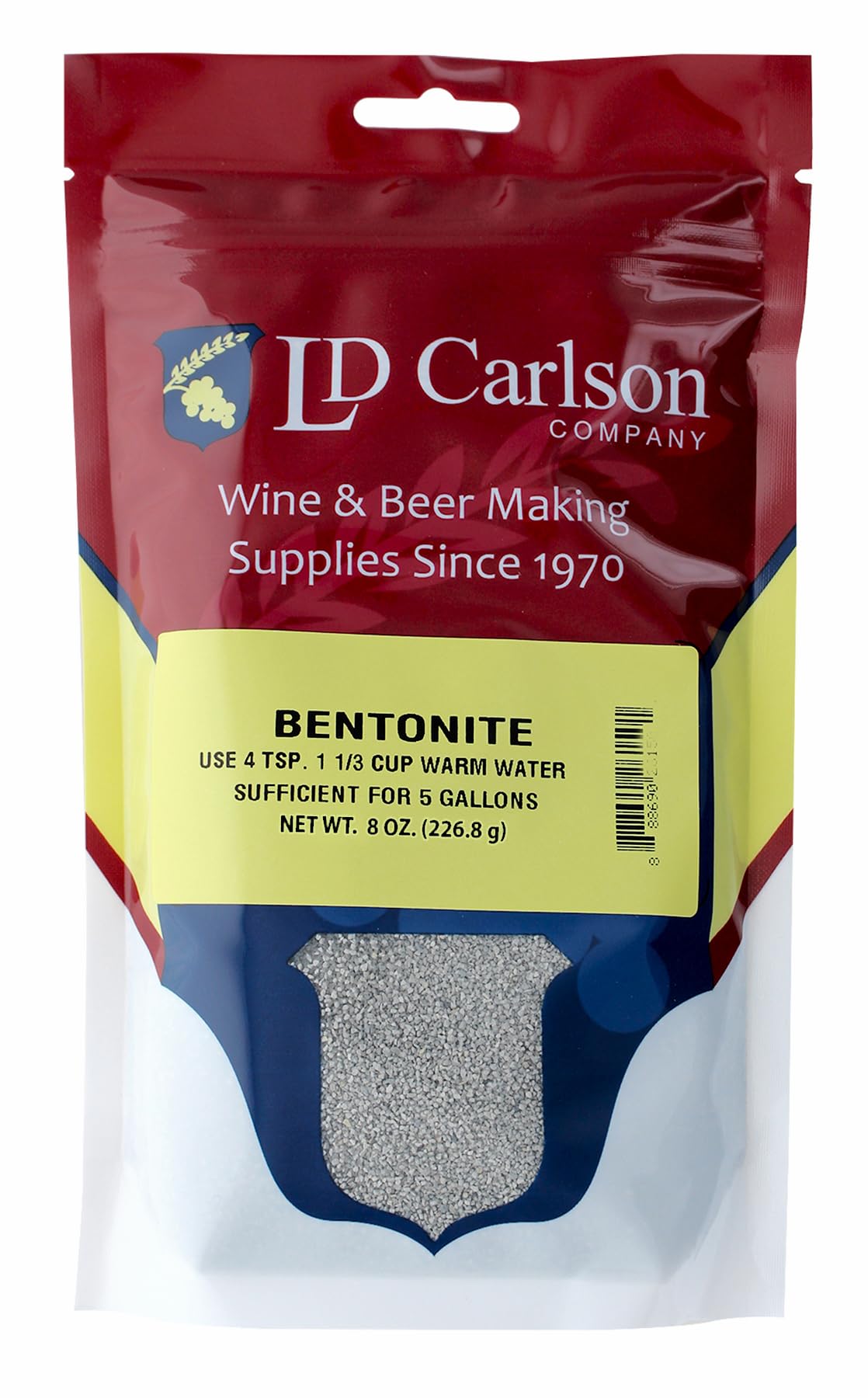 LD Carlson Bentonite Clay - 8 oz. Grey - Model 0P-ER3T-AER6