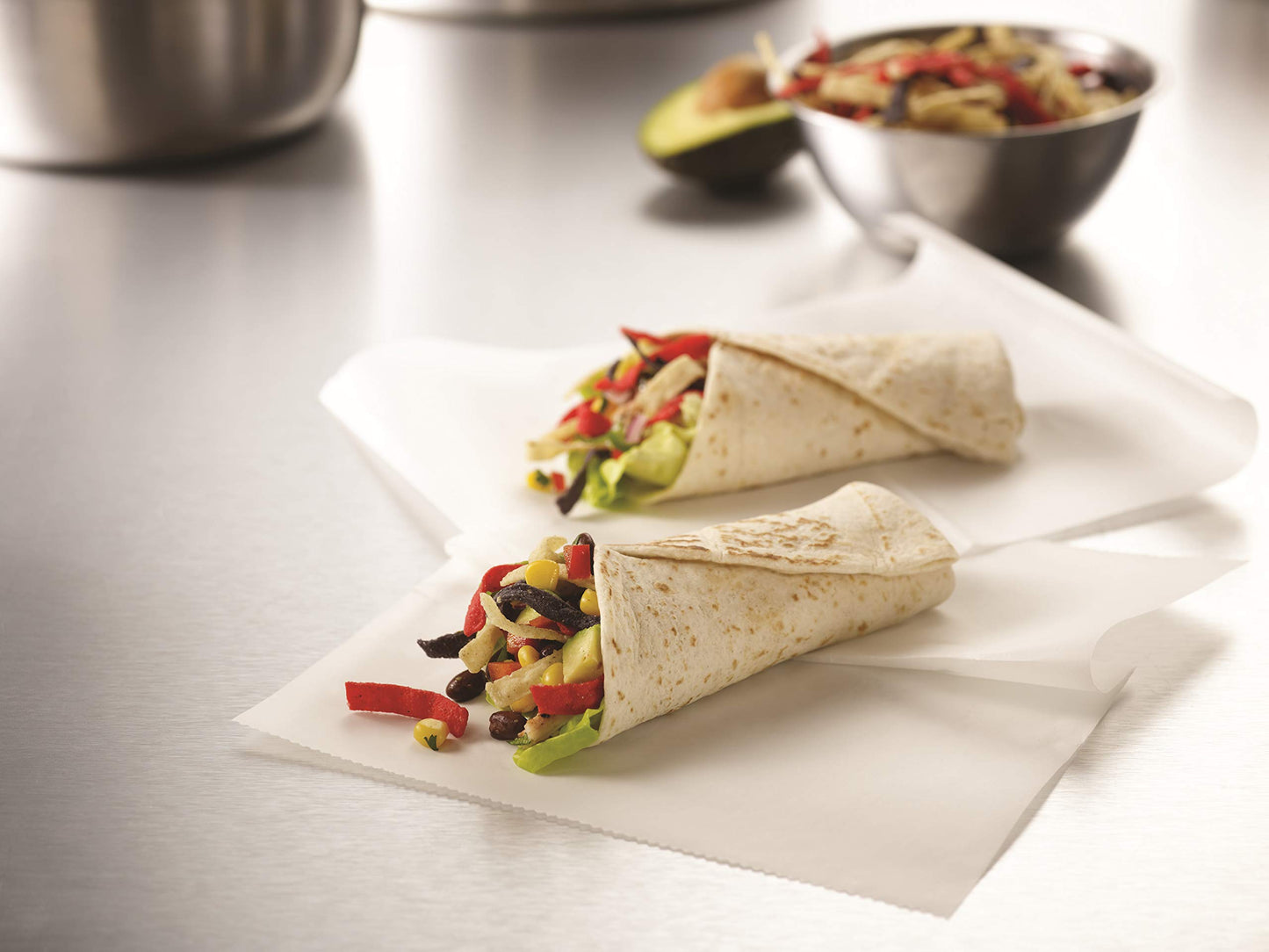 Fresh Gourmet Tri | Color Tortilla Strips | 1 Pound | Low Carb | Crunchy Snack And Salad Topper