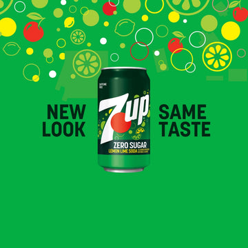 7UP Diet Lemon Lime Soda, Zero Calories, Caffeine Free, 7.5 Fl Oz Mini Cans, Pack of 6