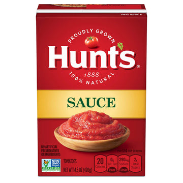 Hunt'S Tomato Sauce Carton, 14.8 Oz, 12 Pack