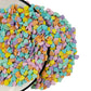 Homankit Multicolor Hearts Sprinkles Yellow Purple Mixed Edible Baking Cupcake Cake Decoration Cookie Ice Cream Donut Decorating