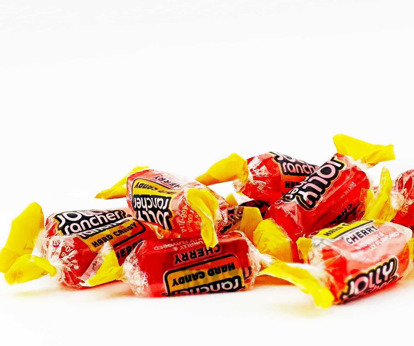 CHERRY JOLLY RANCHER Hard Candy Original Flavor 2 lb - Bulk Bag  Individually Wrapped (148 Pieces)