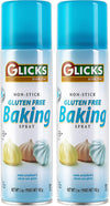 Glicks Gluten Free Baking Spray Oil, Non-Stick Cooking Spray, 5 oz (2 Pack), Kosher