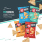 Pop-Cornners Snacks Gluten Free Chips, 5 Flavor Variety Pack 28 Count 1 Oz Bags Packaged By Doomi, Individual Snack Bags In Sea