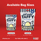 Taffy Shop Whats Poppin? Buttered Popcorn Salt Water Taffy - Gourmet Soft Chewy Candy, Bulk Sweet Snack, Fresh Gift & Gluten-F