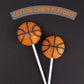 Sweetzo Basketball Lollipops, Strawberry Flavored, Individually Wrapped, 24 Count Box, 10.16 Ounces