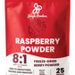 Jungle Powders Raspberry Powder 3.5 Ounce Bag, Food Grade Powdered Unsweetened Freeze Dried Raspberries, Additive, Filler Free R