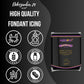 Dekozauber24 Premium Fondant for Cakes and Figurines, 8.8oz, Gluten Free, Vanilla Taste, Black