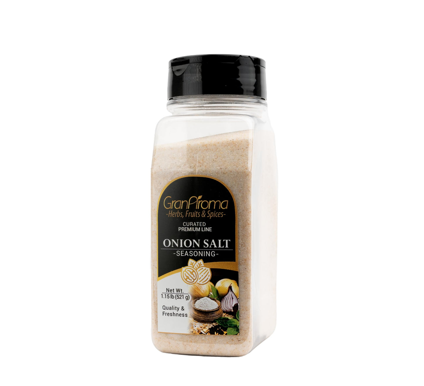 GranAroma Onion Salt, Savory Flavor, Versatile Seasoning (1.15 Pound)
