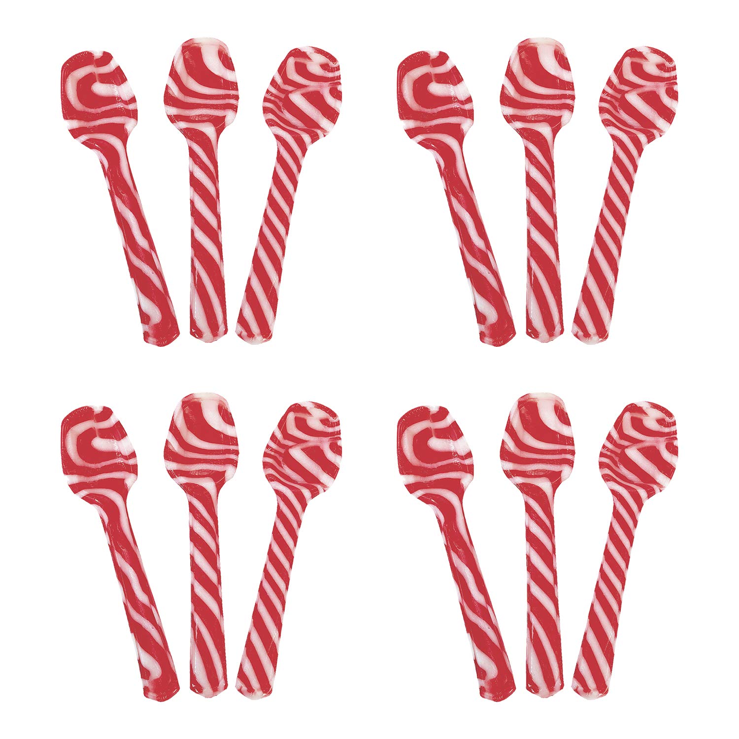 Candy Cane Spoons 1Doz