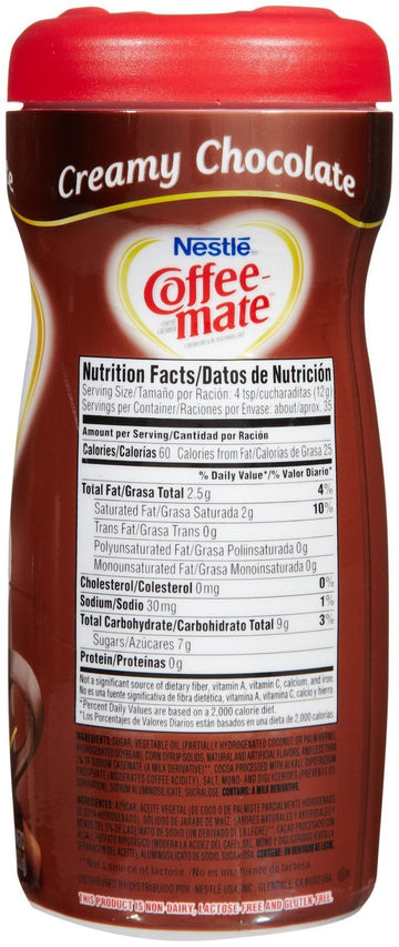 Coffee-mate Powdered Coffee Creamer - Creamy Chocolate - 15 oz